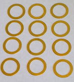 Globe®  Brass Knife Plate Shims - Stocker - 2