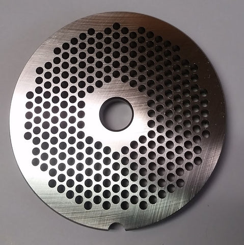 #12 x 1/8" Meat Grinding Plate - L. Stocker and Sons