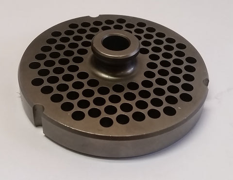 #32 x 1/4" Hubbed Meat Grinding Plate - L. Stocker and Sons - 1