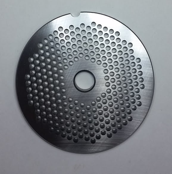 #22 x 1/8" Meat Grinding Plate - Stocker