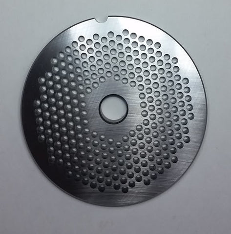 #22 x 1/8" Meat Grinding Plate - Stocker