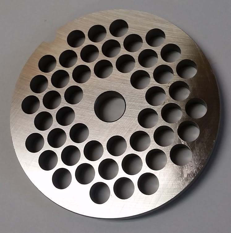 #22 x 5/16" Meat Grinding Plate - L. Stocker and Sons