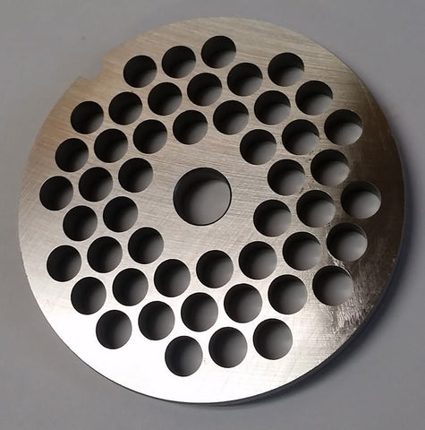 #22 x 5/16" Meat Grinding Plate - L. Stocker and Sons